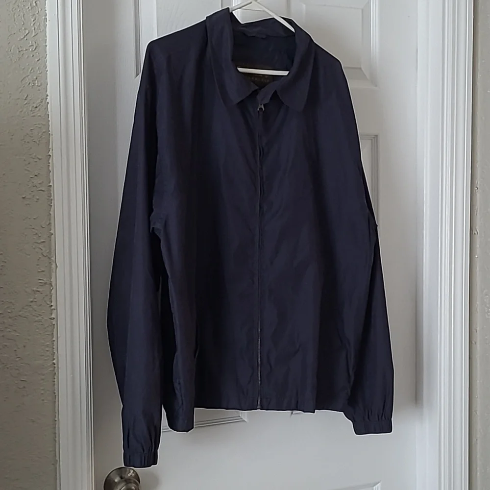 Timberland Men's Weathergear Zipper Jacket Size XL Navy Blue